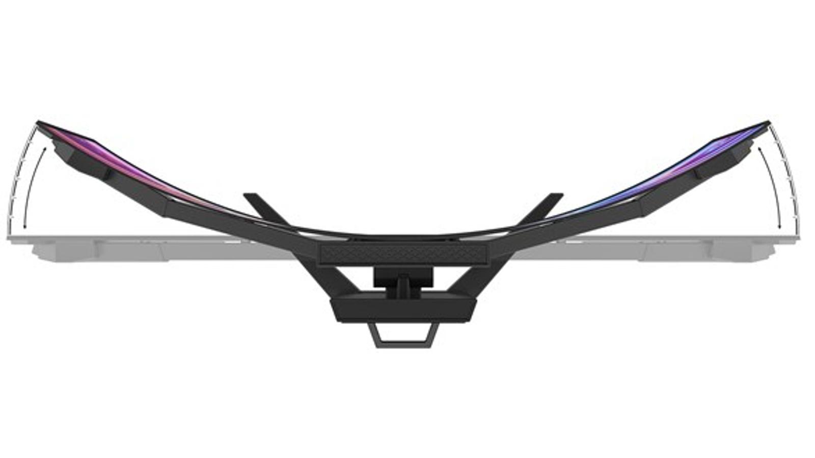 El nuevo monitor para juegos de Corsair se dobla en una pantalla curva