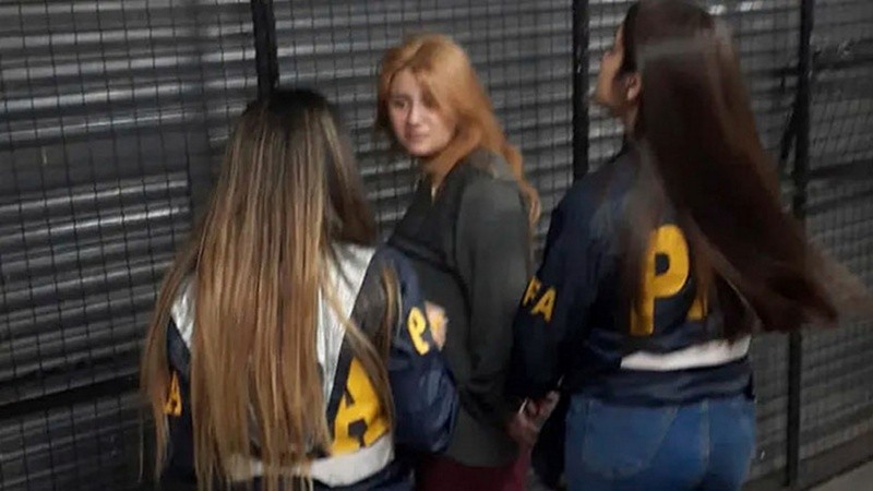 Uliarte al momento de la detención.