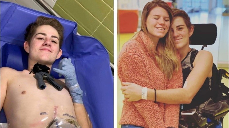 Lauren vive junto a su esposa y juntos intentan salir adelante.