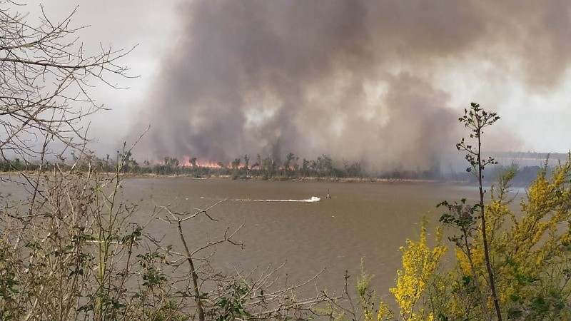 En San Lorenzo se registraron nuevos incendios. 