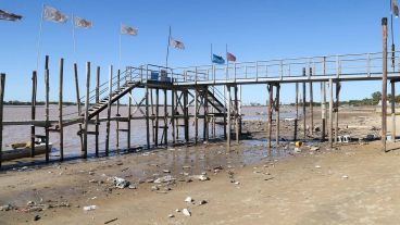 El río Paraná padece una bajante de la que aún no se recupera.