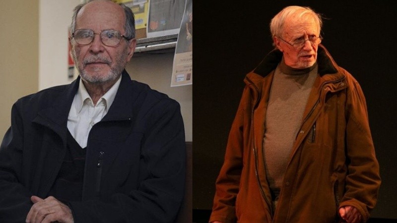 Los directores y dramaturgos Walter Operto y Mirko Buchín.