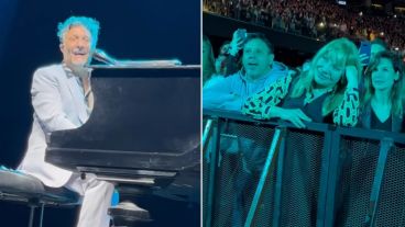 Con las emociones a flor de piel, Fito y Roth.