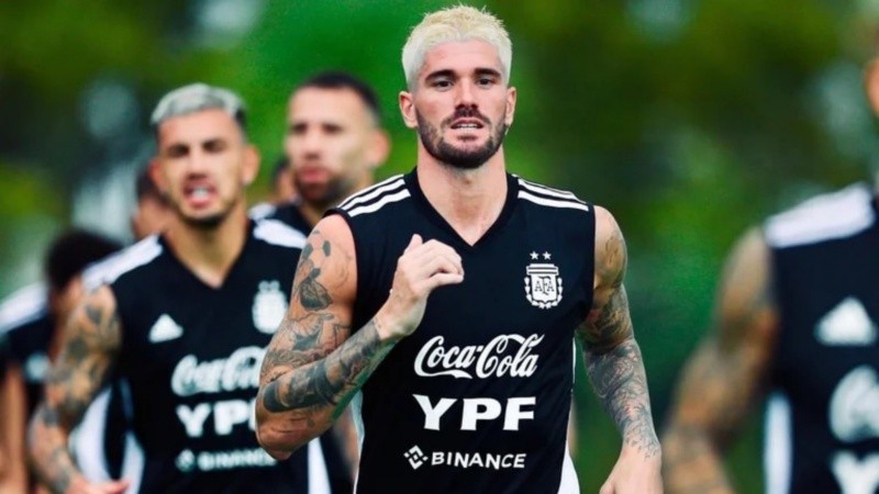Rodrigo De Paul, y su cambio de look. 