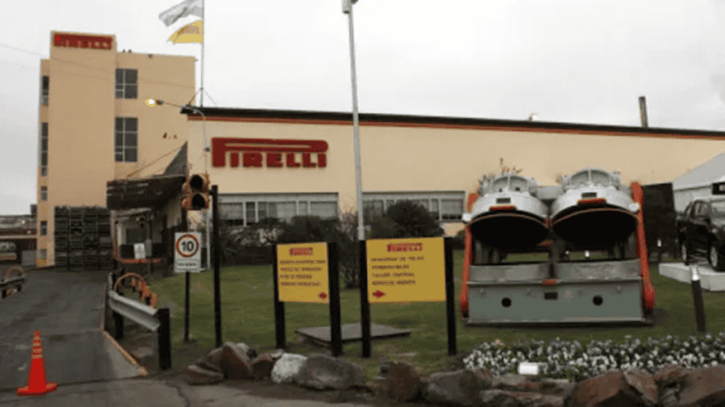 La planta Pirelli de Merlo.