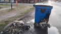 Vandalismo organizado: quemaron ocho contenedores de basura en Baigorria