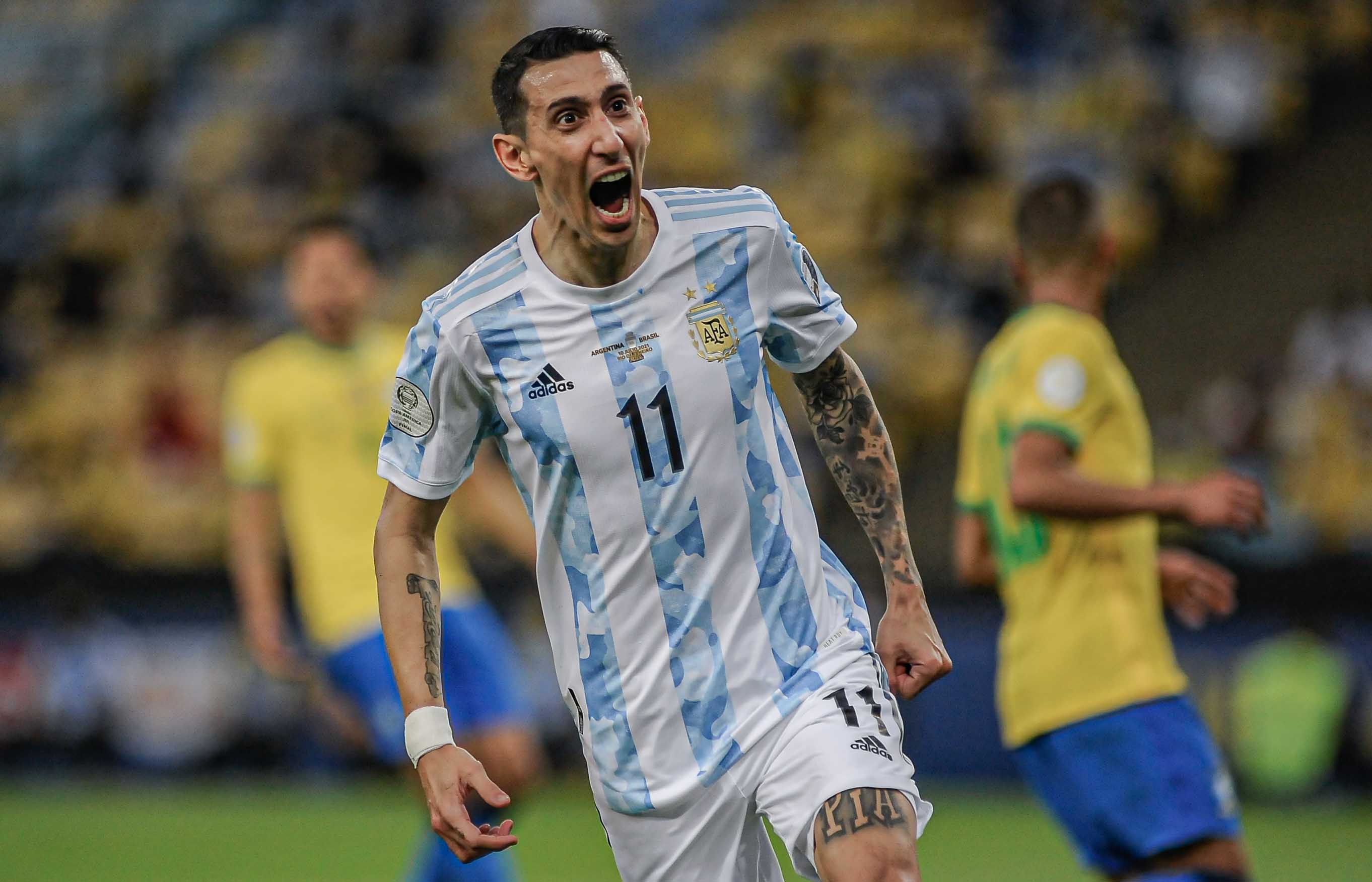 Partida v�lida pela Final da Copa America 2021 entre Argentina e Brasil