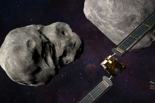 Video: así fue el choque que planificó la Nasa contra un asteroide para desviarlo de su trayectoria