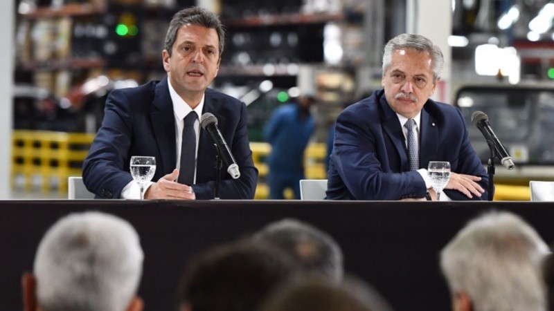 Massa durante una reunión con el sector automotriz la semana pasada.