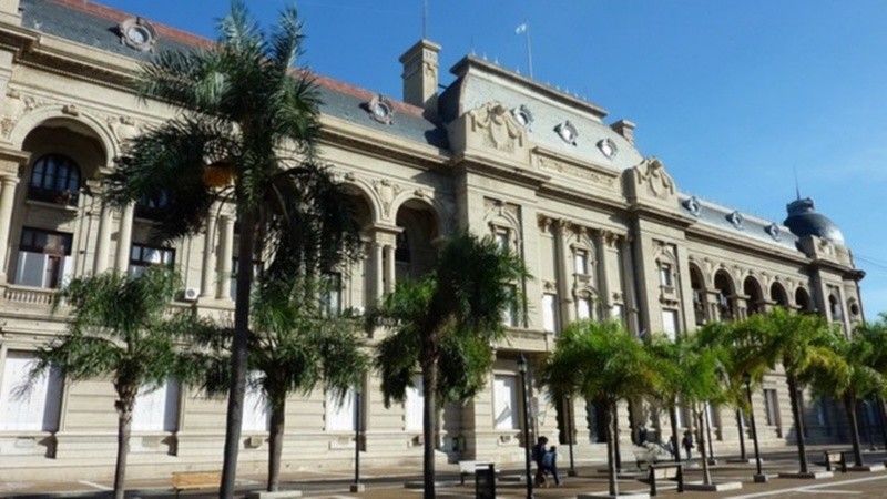 La Casa de Gobierno de Santa Fe.