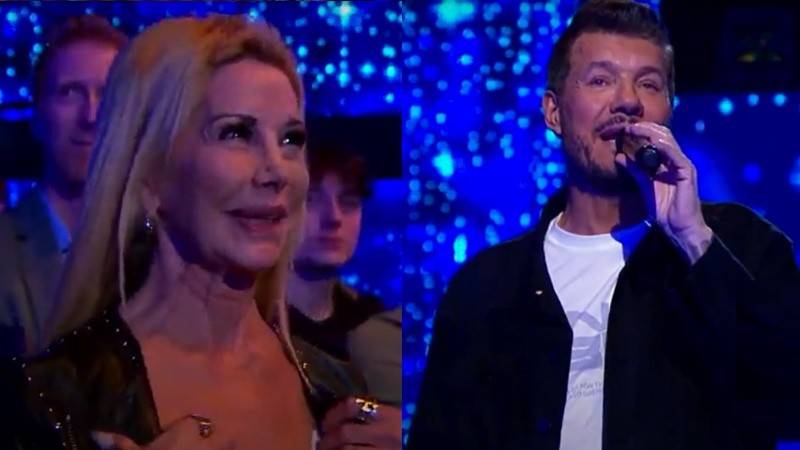 Soledad Aquino y Marcelo Tienlli.