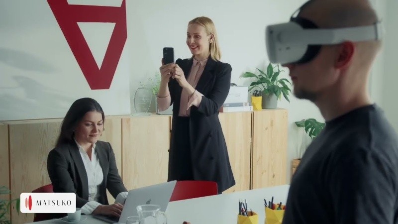 Matsuko es la empresa encargada del desarrollo del sistema de videollamadas holográficas.