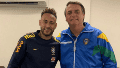 Neymar agradeció el paso de Bolsonaro por un centro social: "Estoy muy feliz de que usted esté ahí"