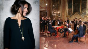 La soprano mendocina Verónica Cangemi y la Venice Baroque Orchestra.