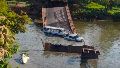 Videos: así quedó un puente que colapsó en Brasil y causó tres muertes
