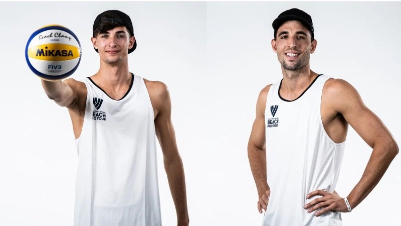 Los hermanos Tomás y Nico Capogrosso serán los representantes argentinos en Beach Voley.