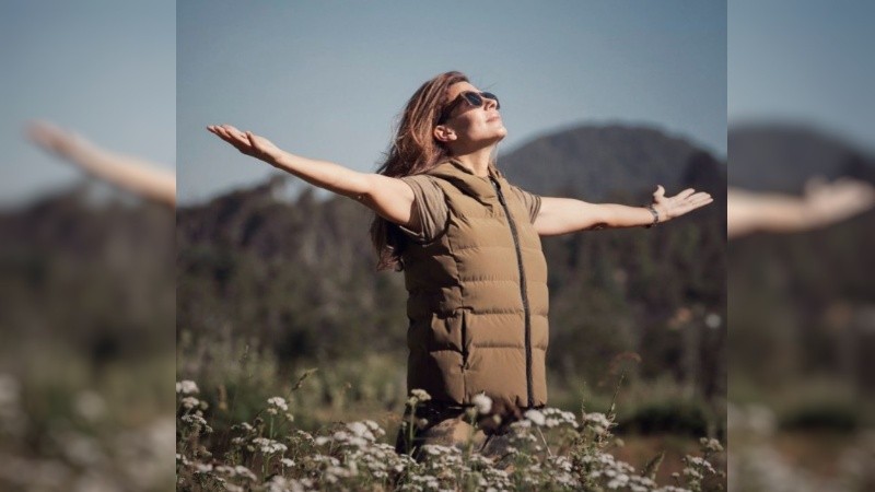 La ahora autora Juliana Awada.