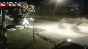 Captura de las cámaras de seguridad de los vecinos de la zona.