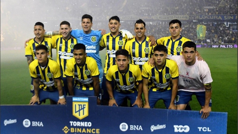 Los once titulares canallas que salieron a jugar ante Unión en Arroyito.