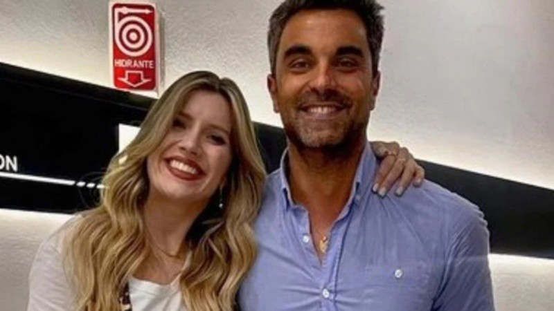 Laurita y su productor, Peluca. 