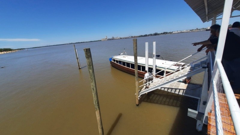 Comienza la temporada de cruces al Banquito San Andrés.