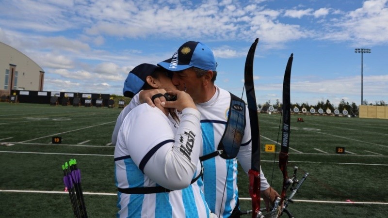 Daniel cumplió otro sueño: competir junto con su esposa en la selección