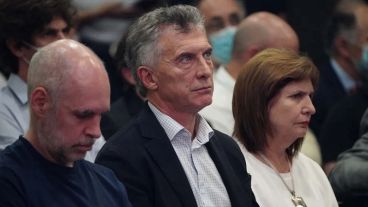 Horacio Rodríguez Larreta, Mauricio Macri y Patricia Bullrich