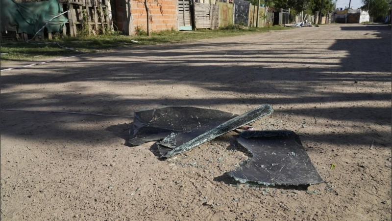 La zona donde acribillaron al joven asesinado en Baigorria.