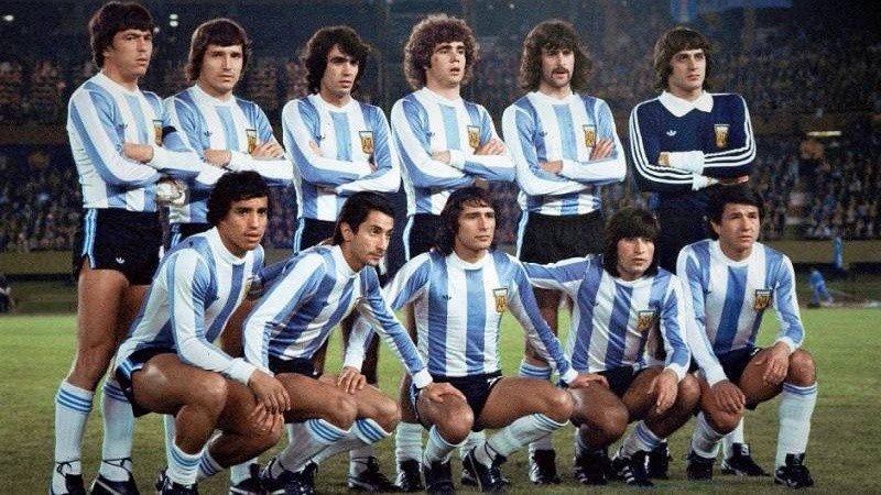 El equipo argentino que logró el título en 1978 en nuestro país.