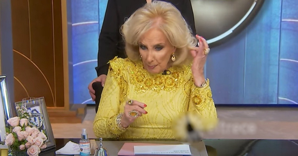 Mirá: Mirtha Legrand se tiró el pelo en vivo y habló de “los postizos ...
