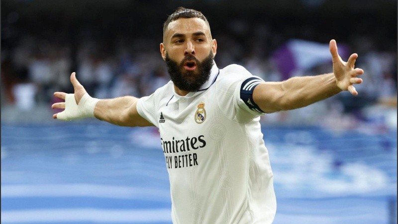 El delantero del Real Madrid Karim Benzema.