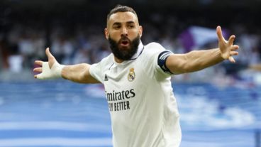 El delantero del Real Madrid Karim Benzema.