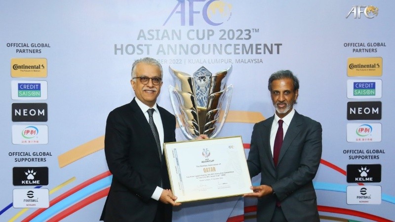 Qatar se impuso a las candidaturas de Indonesia y Corea del Sur y recibirá a la Copa Asiática por tercera vez luego de las ediciones de 1988 y 2011. 
