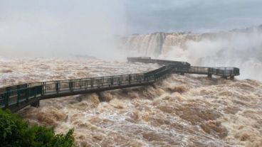 El caudal sigue con niveles más altos que los habituales.