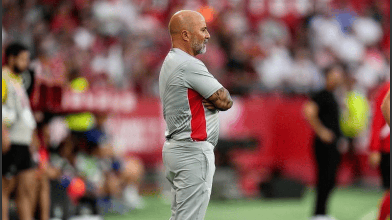 El argentino pudo encauzar al Sevilla en sus primeras tres apariciones: dos empates y una victoria sobre Mallorca..