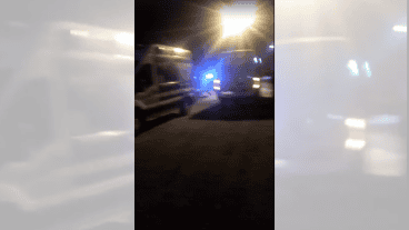 Personal policial trabajó en el lugar cerca de las 23 del miércoles.