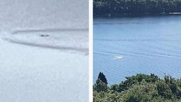 El misterioso bulto parecía tener "forma cuadrada".