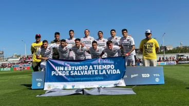 Los once titulares rojinegros que salieron a jugar contra el Guapo en el estadio Claudio Tapia.