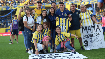 Lautaro Blanco se despidió de su gente el lunes en el Gigante de Arroyito.