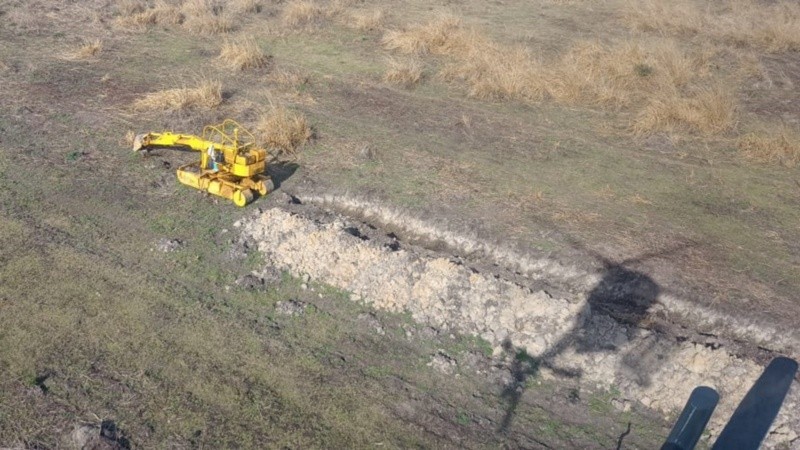 Las imágenes que presentó el ministro en su denuncia.