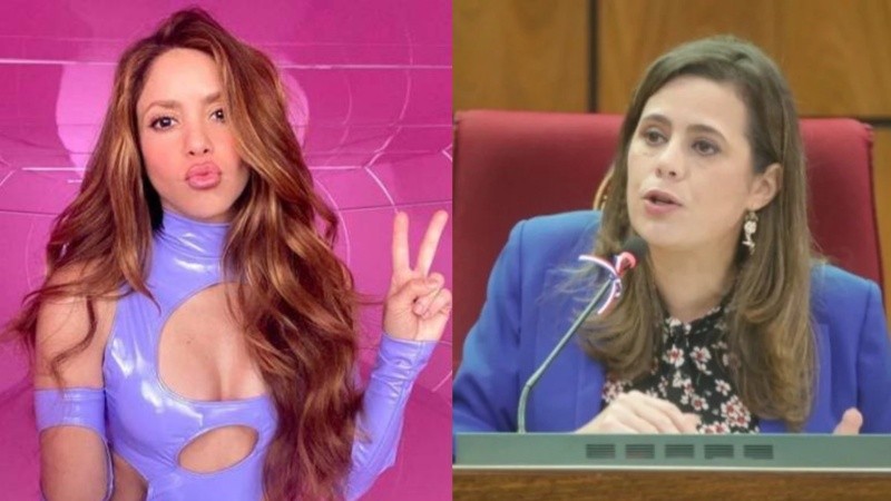 Kattya Mabel González imitó a Shakira en la sesión de Diputados en Paraguay.