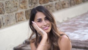 Antonella estuvo en las Cataratas junto a sus tres hijos, Thiago, Mateo y Ciro Messi.