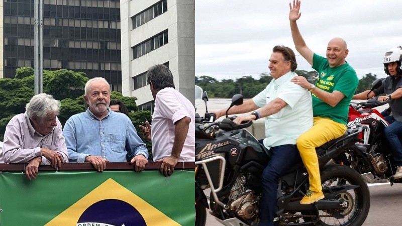 Los dos candidatos recorrieron por última vez las calles brasileñas antes del ballotage