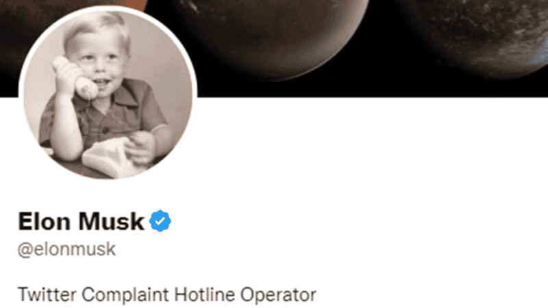 Musk hizo el anuncio en su cuenta de Twitter.