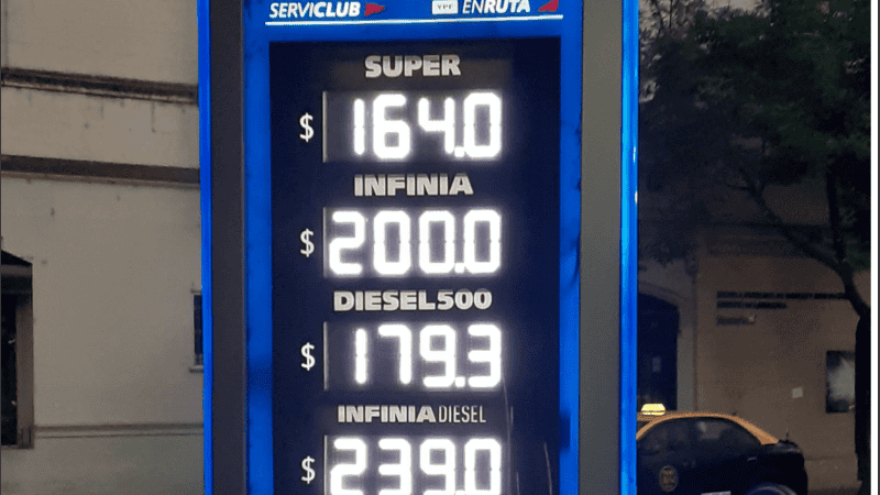 Así quedaron los precios del combustible en Rosario.