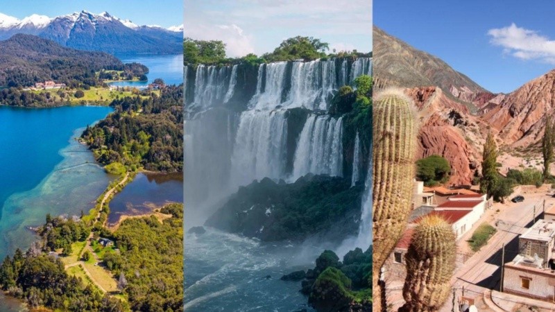 El ranking de los cinco lugares más elegidos de Argentina lo lidera Bariloche, lo sigue Puerto Iguazú, Salta, Mendoza y Córdoba.