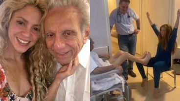 El papá de Shakira tiene 90 años y sufre de un derrame cerebral.