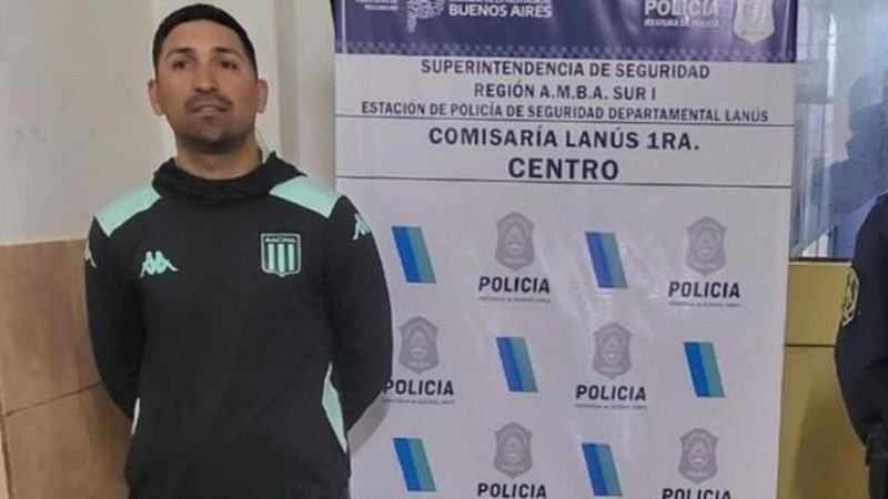 Paredes fue detenido este martes luego de amenazar a un policía y de que encontraran un arma y dinero en su casa de Lanús.