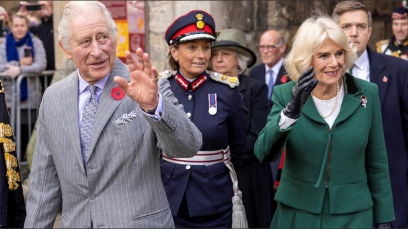 El rey Carlos III y la reina consorte, Camila.