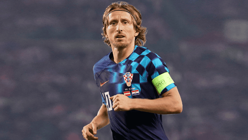 Luka Modric será el capitán de Croacia en la Copa del Mundo.
